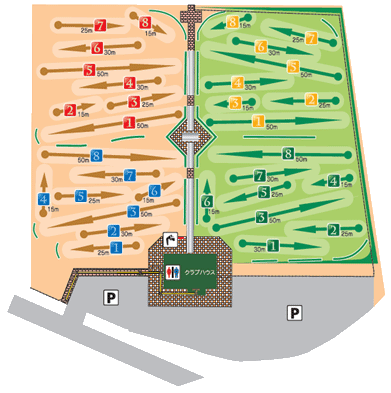 グラウンド・ゴルフコース図