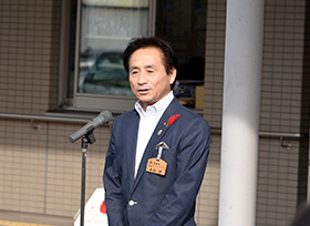 赤い羽根共同募金出発式（市役所正面玄関前）の画像2
