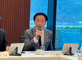渋沢栄一翁の顕彰に関する包括連携協定12者首脳会議（東京都内） の画像2