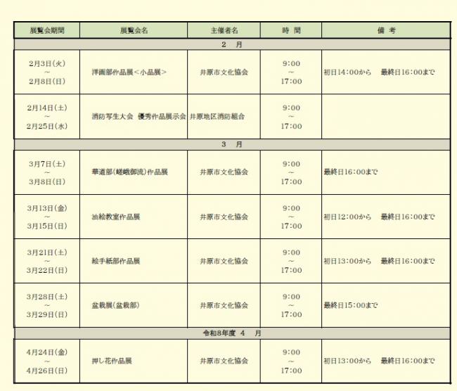 市民ギャラリー