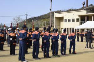 第48回井原市消防操法訓練大会開会式