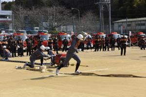 第48回井原市消防操法訓練大会　競技
