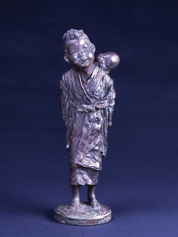 平櫛田中作　「子守」