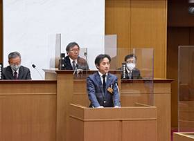 令和2年12月市議会定例会市長提案説明要旨の画像