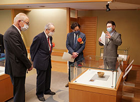 華鴒大塚美術館「茶の湯事始－利休と織部展」開会式（華鴒大塚美術館）の画像1