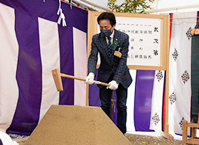 田中美術館新館建設工事安全祈願祭（田中美術館）の画像2