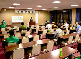 井原平和祭「平和学習会」（市民会館 鏡獅子の間）の画像1