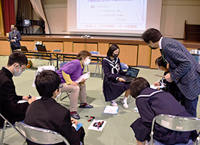 井原応援プロジェクト全体交流会（井原中学校）の画像2