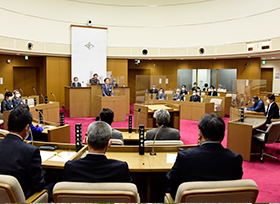 2月市議会定例会閉会（議場）の画像1