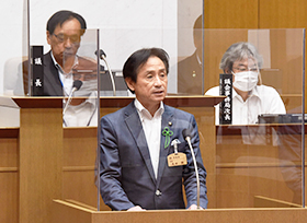 6月市議会定例会閉会（議場）の画像