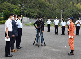 全国消防救助技術大会出場選手壮行式（井原消防署）の画像2