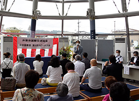 国際交流協会にほんご教室スピーチ大会（井原駅シンボルタワー）の画像1