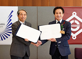 岡山大学との寄付講座の設置に関する協定書調印式（岡山大学）の画像2