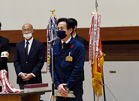 岡山県高等学校駅伝競走大会開会式（井原体育館）の画像2