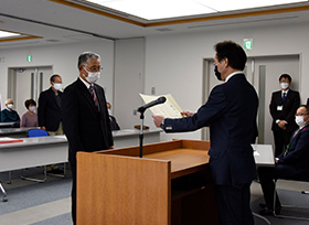 井原市民生児童委員感謝状贈呈式（大会議室）の画像2