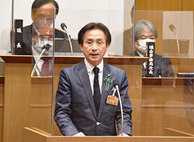 12月市議会定例会閉会（議場）の画像