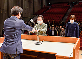 民生委員児童委員委嘱状伝達式（市民会館）の画像1