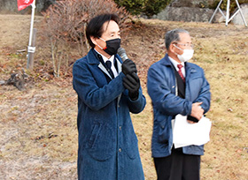 初日の出を見る会（高越城址山頂）の画像1