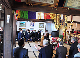 馬越恭平翁没後90周年記念法要（三光寺）の画像1