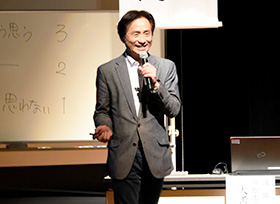 芳寿大学　市長講話（芳井生涯学習センター）の画像1