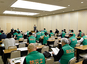 井原市防災士連絡協議会総会（地場産業振興センター）の画像1