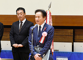 岡山県高等学校駅伝競走大会開会式（井原体育館）の画像2