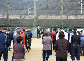 芳井地区老人クラブ連合会グラウンドゴルフ大会（芳井運動場）の画像1