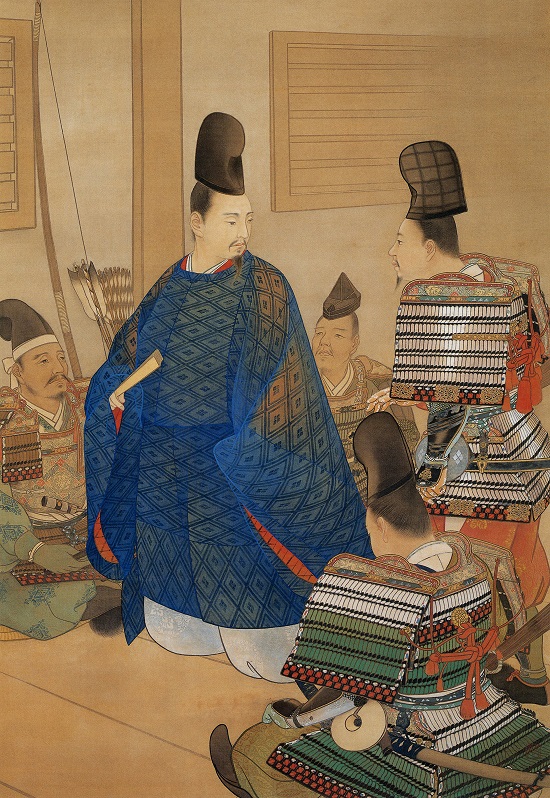 川合玉堂《小松内府図》の画像