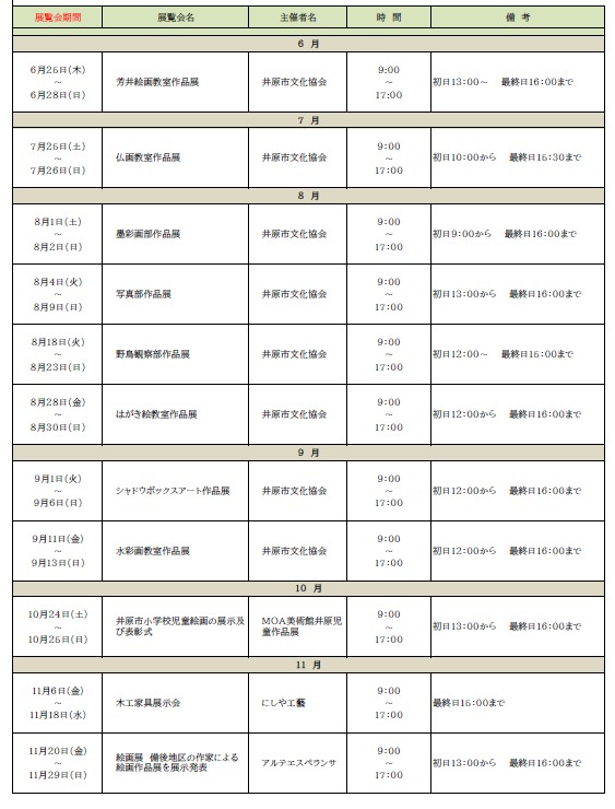 市民ギャラリー