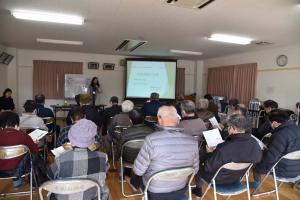2月23日:木之子町東郷公民館で、出前講座をしました。