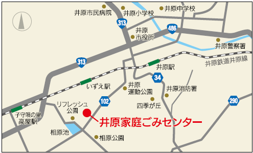 家庭ごみセンター地図